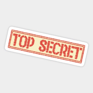 Top Secret patch v.4 Sticker